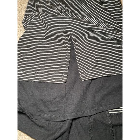 J Jill Gray & Black Striped Long Sleeve Dress - Size Medium - Picture 5 of 13